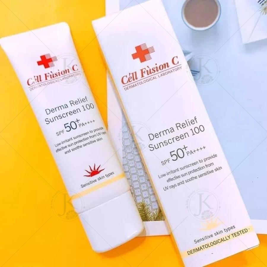 KEM CHỐNG NẮNG CELL FUSION C FULLSIZE 50ML - MÀU VÀNG